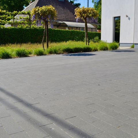 oprit in betonklinkers